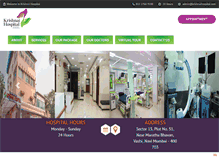 Tablet Screenshot of krishnaihospital.com